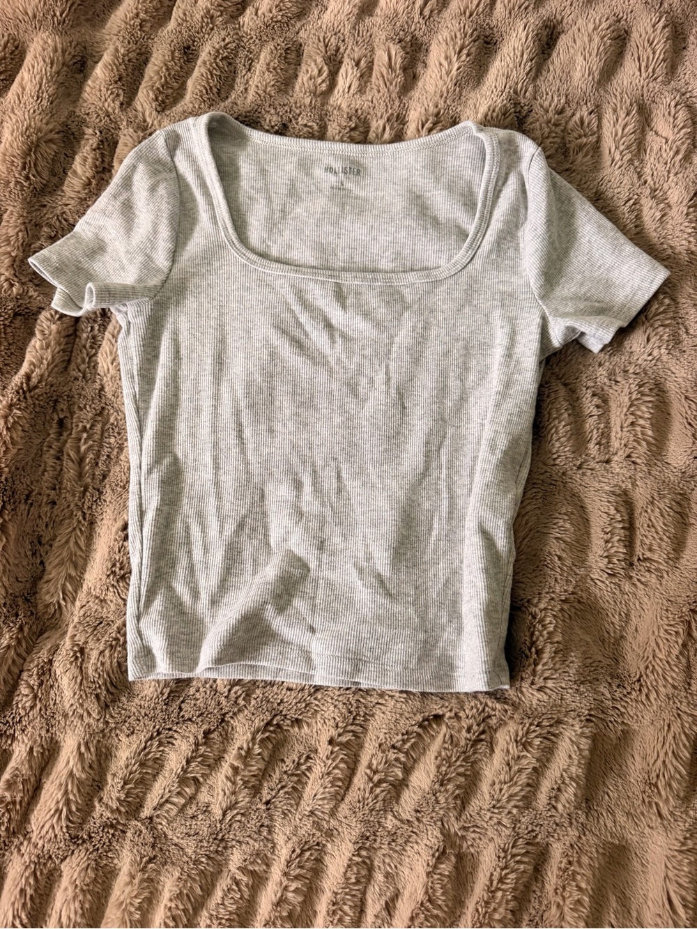 Hollister Ribbed Squareneck Tee